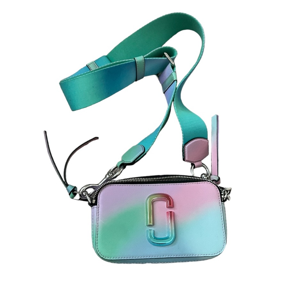 Marc Jacobs Snap Shot Iridescent Rainbow Mini Crossbody